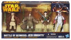 Star Wars Hasbro Battle of Geonosis Jedi Knights Battle Pack