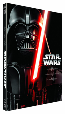 star wars DVD coffrets prlogie trilogie darth vader yoda