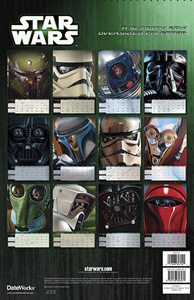 star wars calendar calendrier 2014 christian waggoner artwork reflection