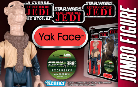 star wars gentle giant jumbo kenner yakface trilogo celebration europe II