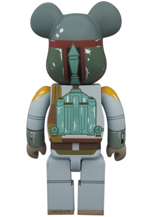 star wars medicom bearbircks 400% boba fett figure