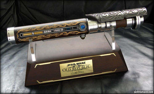 star wars efx collectibles the old republic master orgus lightsaber canceled