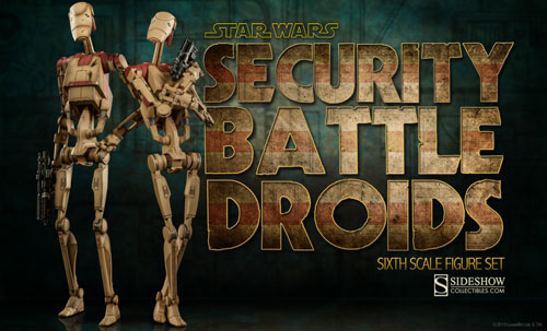 star wars sideshow collectibles droids security sixth scale figure 2-pack