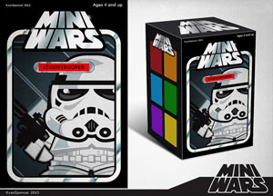 star wars mini wars concept toys Ryan Spencer Artiste designer