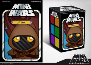 star wars mini wars concept toys Ryan Spencer Artiste designer