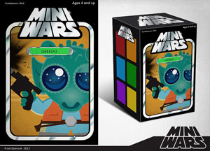 star wars mini wars concept toys Ryan Spencer Artiste designer