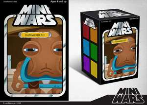 star wars mini wars concept toys Ryan Spencer Artiste designer