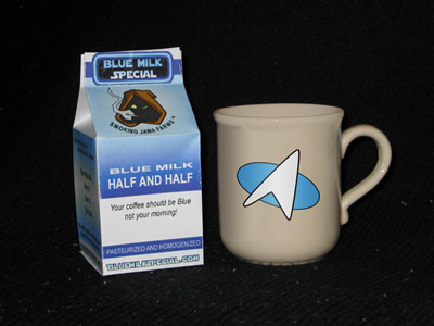 star wars blue milk box bottle origami