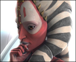 star wars official pix dedicace autographe send in tasia valenza shaak ti the clone wars