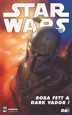star wars delcourt star wars comics magasine numero 6 france boba fett dark vador 
