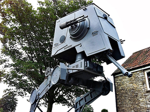 star wars return of the jedi at-st ebay auction life size