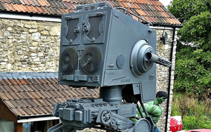 star wars return of the jedi at-st ebay auction life size