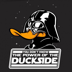star wars tee-shirt duck side jeuxvideo.com wearefan