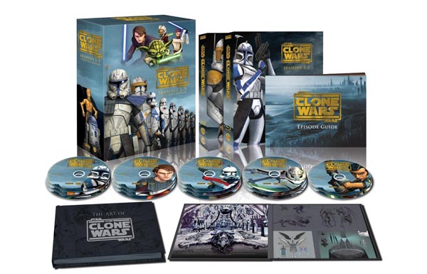 star wars the clone wars integralle saison 1 - 5 collector edition artbook