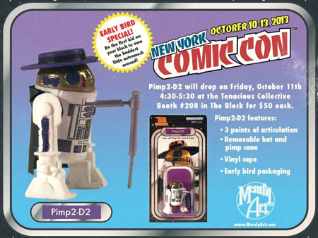 star wars new york comic con tenacious collectibles pimp2-D2 exclusive R2-D2