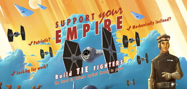 star wars rebels teasing sienar fleet corporation website TIE FIghter