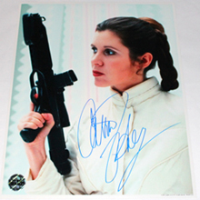 star wars official pix autographe last nesw carrie fisher dave prowse