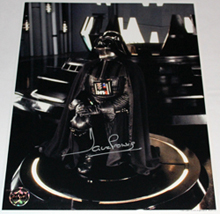 star wars official pix autographe last nesw carrie fisher dave prowse