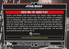 star wars insider magasin book topps cards exclusive backstage