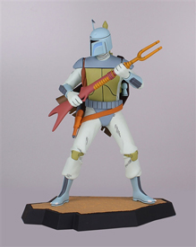 star wars gentle giant maquette boba fett holidays special