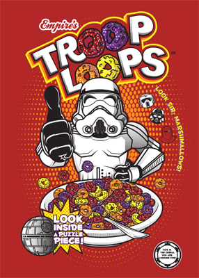 star wars tee-shirt troop loup cereal stromtrooper