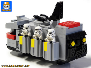 star wars lego kenner vintage imperial troops transport custom 