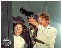 star wars official pix send in authographe dedicace mark hamill luke skywalker carrie fisher princesse leia