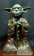 star wars yoda bronze statue laurence noble 1990 lucasfilm ebay