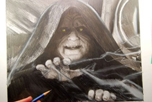 Star Wars artiste sketch robert bailey art pencil