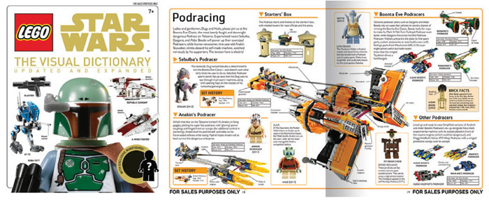 star wars lego visual dictionnary upadted version