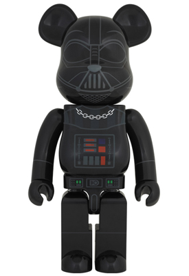 star wars medicom toys bearbricks 1000% Darth Vader