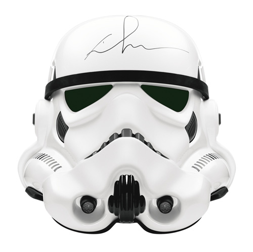 star wars stromtrooper helmet casque auction sign george lucas 245000