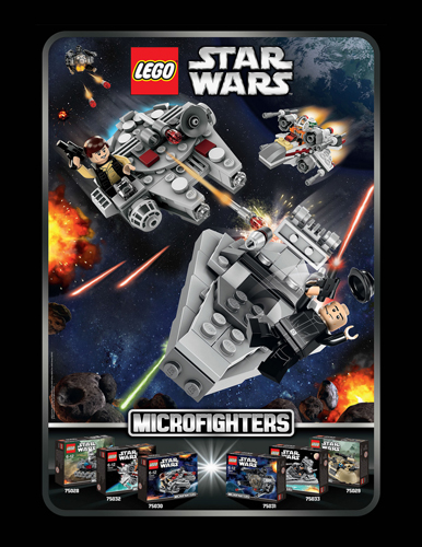 star wars lego advent calendar poster microfighter
