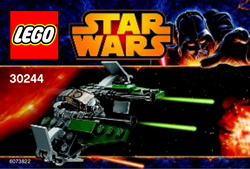 star wars lego polybag 2014 green jedi starfighter navette empire