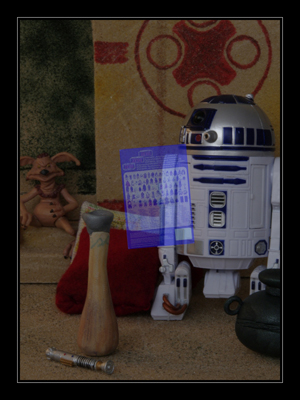 star wars mintinbox carte de voeux 2014 3D R2-D2 hasbro benjamin carre