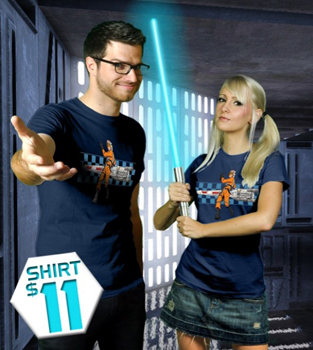 star wars tee-shirt luke skywalker pilot graphiclab tee