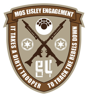 star wars mos esley engagement docking bay 94 patch and coin