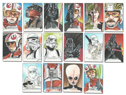 star wars artwork art scott zambelli sketchcard gallactic files topps