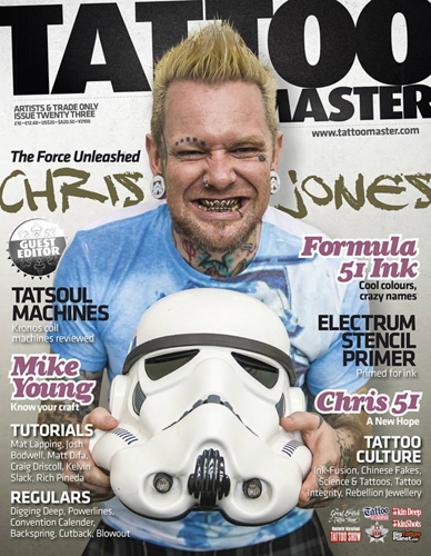 star wars tatoo master magasine renaud guerrin photographe couverture cover stormtrooper celebration europe II
