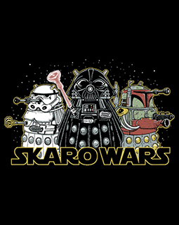star wars doctor who tee-shirt shirtpunch