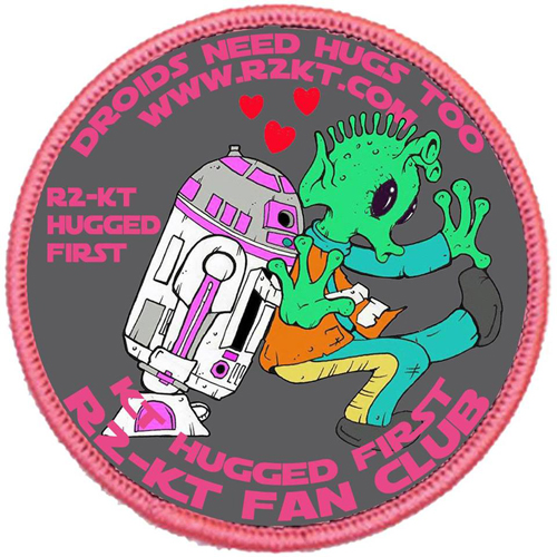 star wars R2-KT patch Greedo valentine day