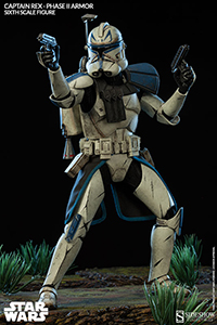 star wars sideshow collectibles captain rex phase II sixth scale figure