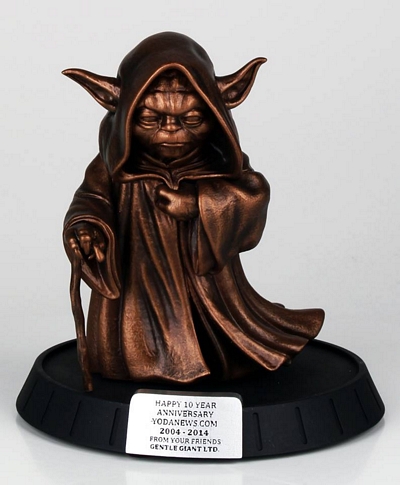 Star Wars Yodasnews Gentle Giant Yoda Bronze Gift