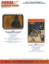 star wars disney star wars week-end catalogue produis derive complet cars vinylmation Dtech
