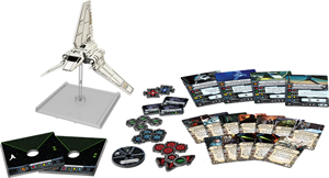 star wars fantasy  flight game X-Wing navette lambda A-Wing et B-Wing 2-pack