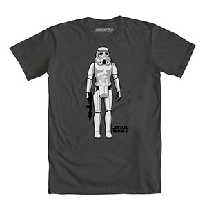 star wars welovefine tee-shirt vintage action figure stormtrooper leia