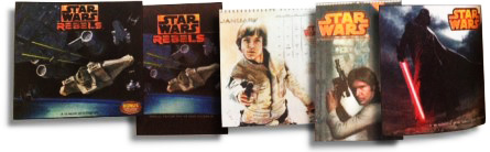 star wars calendar calendrier rebels animated serie saga artworks