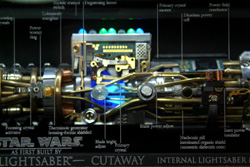 star wars lightsaber custom Obi-Wan Kenobi Lightsaber Cutaway