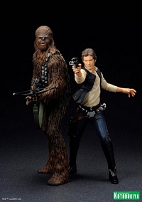 Star Wars Kotobukiya Star Wars Han Solo & Chewbacca ARTFX+ Statue
