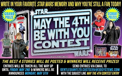 Star Wars Gentle Giant May the 4th Contest